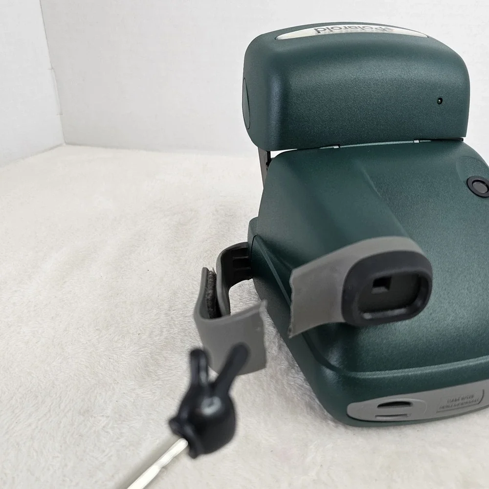 Polaroid Vintage One Step Express Green 600 Instant Film Camera w/Carrying Bag